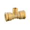 DIN 8076 Brass Tee Compression Fitting for PE Pipe