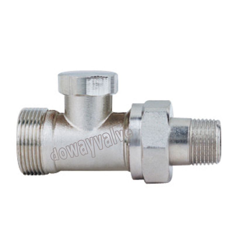 Male X Male Dn15 Manual Brass Radiator Valve