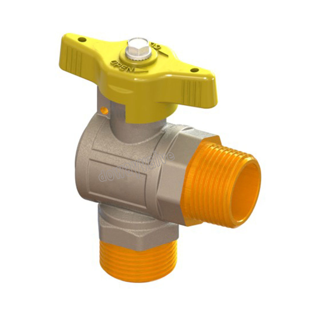Heavy Type Full-Bore Right-Angle Gas Ball Valve