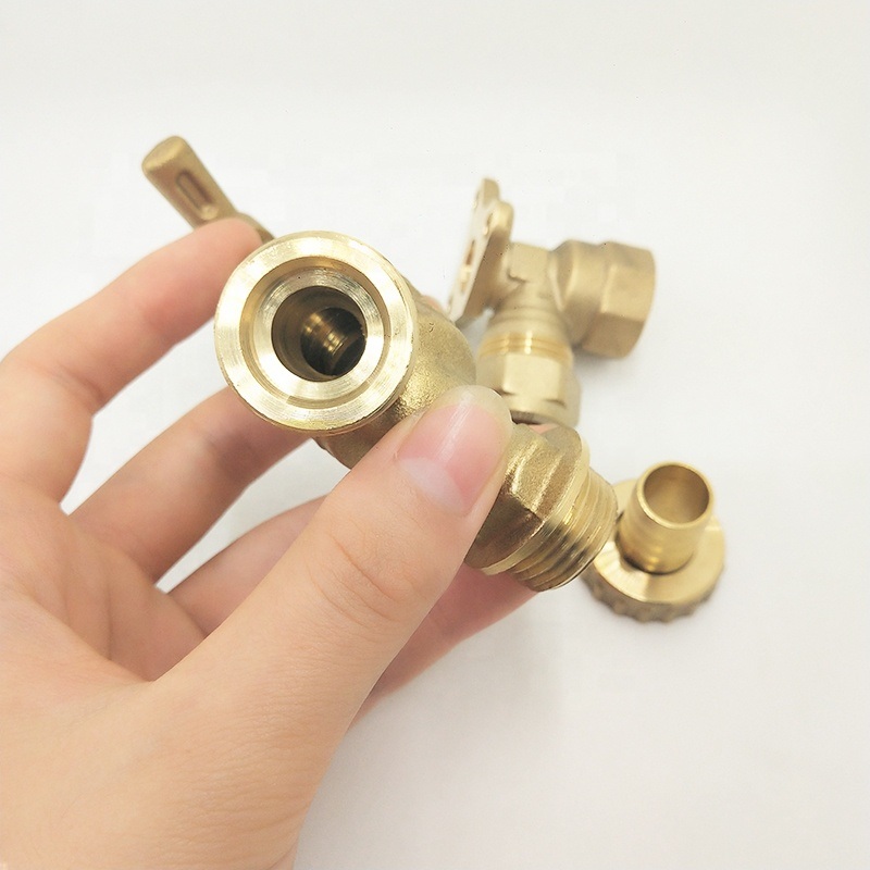 China Factory Custom High Quality Brass Lockshield Hose Tap