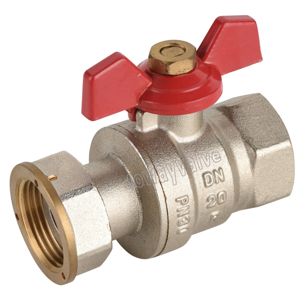 China Factory Custom High Quality Brass Angle Ball Valve with Union