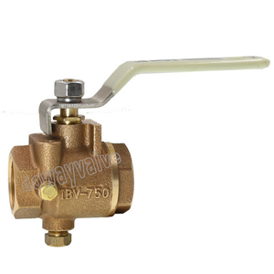 400wog Bronze Ball Valve with Drainer (DW-BV024)