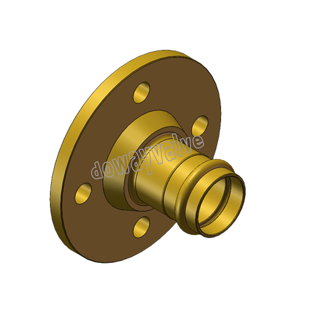 Watermark Approval Brass Press Flange Adaptor