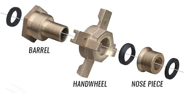 Bronze Water Meter Yoke Expansion Connection Joint