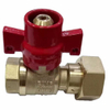 Forged Brass Water Meter Ball Valve with Key （DW-LB076）