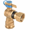 Brass Angle Type Anti-Theft Water Meter Ball Valve （DW-LB014）