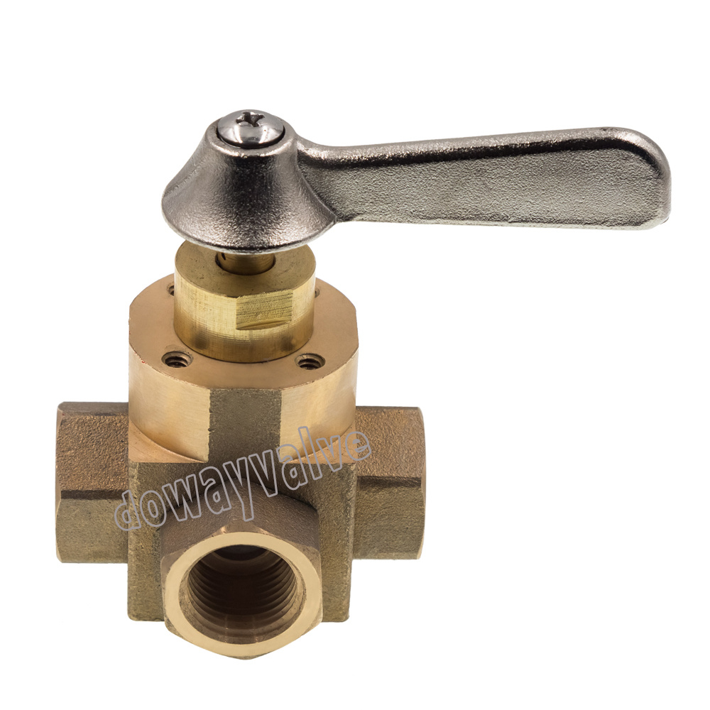 High Quanlity Bronze 4 Way Ball Valve