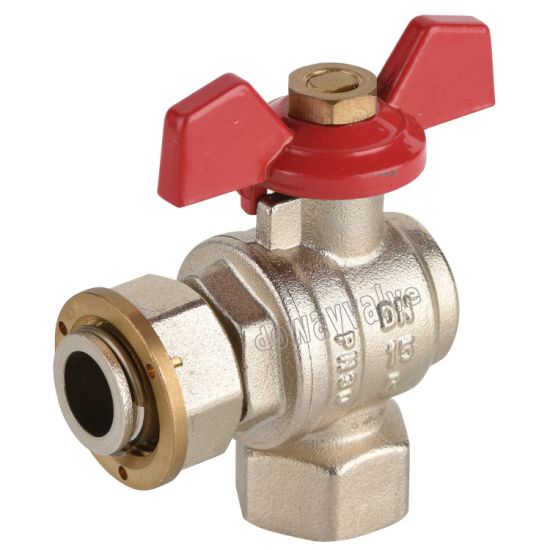 China Factory Custom Pn20 Lockbale Ball Valve for Water Meter （DW-B284）