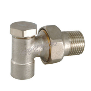 Dn15 Nickle Plated Angle Radiator Valve （DW-RV021）