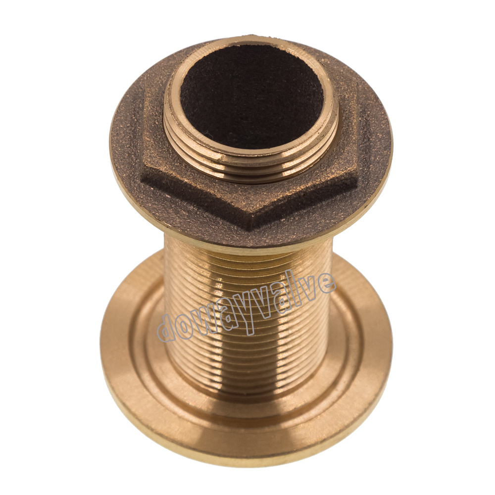 Bronze Boat Threaded Thru-Hull Fitting