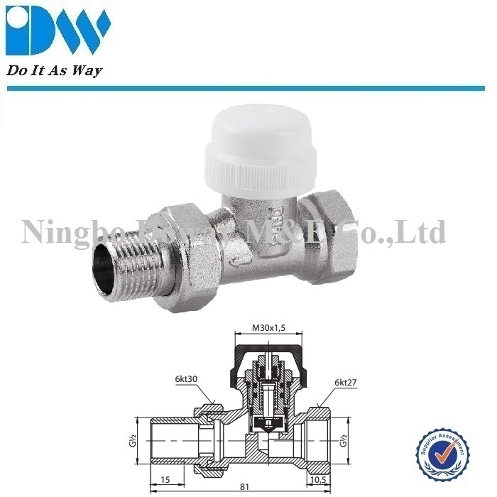 High Quality Thermostatic Radiator Valve with ABS Cap