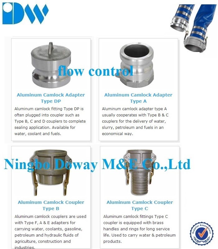 Camlock Hose Quick Adapter for Hose Type Dd