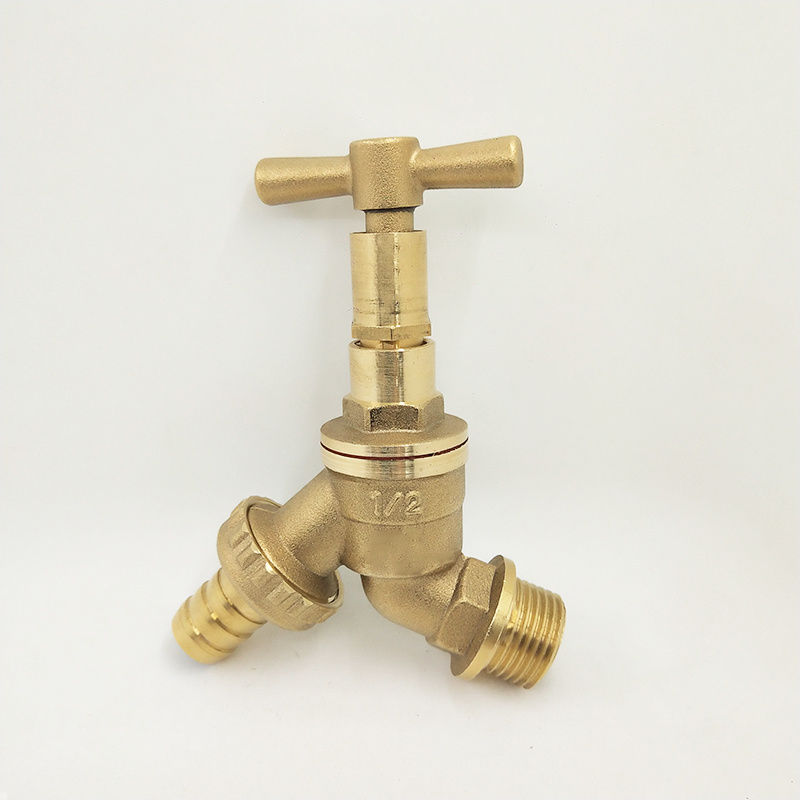 China Factory Custom High Quality Brass Lockshield Hose Tap