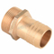 Polished Brass Straight Hose Coupling