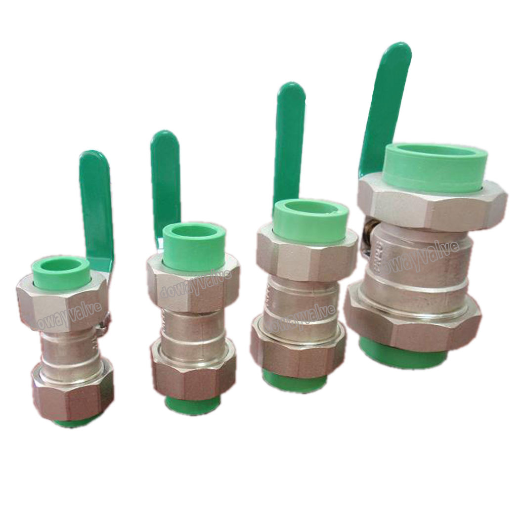 Full Port Pn25 Brass PPR Ball Valve