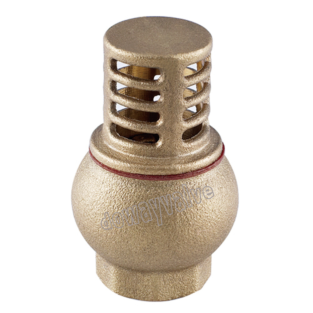 Pn20 Forged Brass Foot Valve with Filter