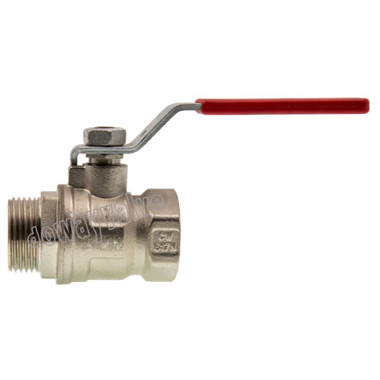 Light Design Brass Ball Valve with Steel Handle （DW-B261）
