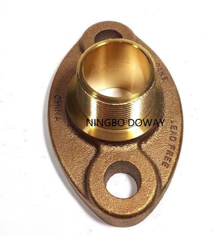 China Factory Custom Bronze Oval Sweat End Flanges Fittings