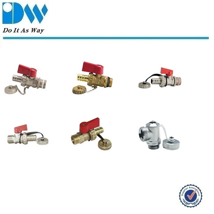 Brass Boiler Drain Ball Valve with Cap