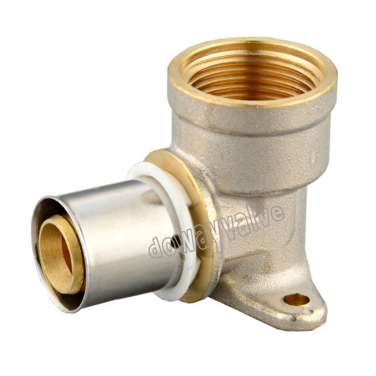90 Degree Brass Elbow Press Fitting for Pex Pipe