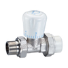 3-Way Manual Plated Forged Brass Radiator Valve （DW-RV019）