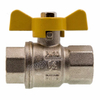 1 Inch Butterfly Handle Chroming Brass Ball Valve (DW-B228)