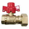 Forged Brass Water Meter Ball Valve with Key （DW-LB076）