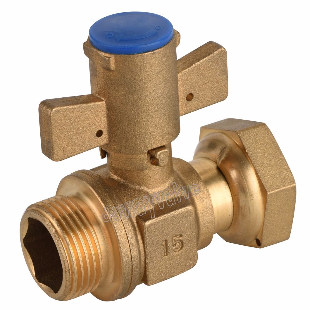 China Factory Cw617n Brass Lockable Ball Valve for Water Meter