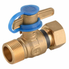 Brass Angle Type Anti-Theft Water Meter Ball Valve （DW-LB014）