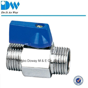 Pn16 Brass Mini Ball Valve Male Thread (DW-B303)