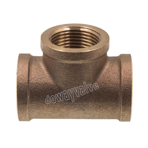 C83600 Casting Equal Tee Bronze Pipe Fitting （DW-BF020）