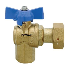 Factory Dzr Ball Valve Angle Female with Female Swivel Nut (DW-BV009)