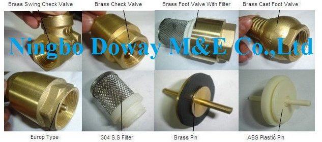 China Factory Custom Brass Spring Check Valve