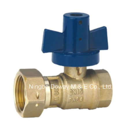 Dn15 Brass Anti-Theft Water Meter Valve