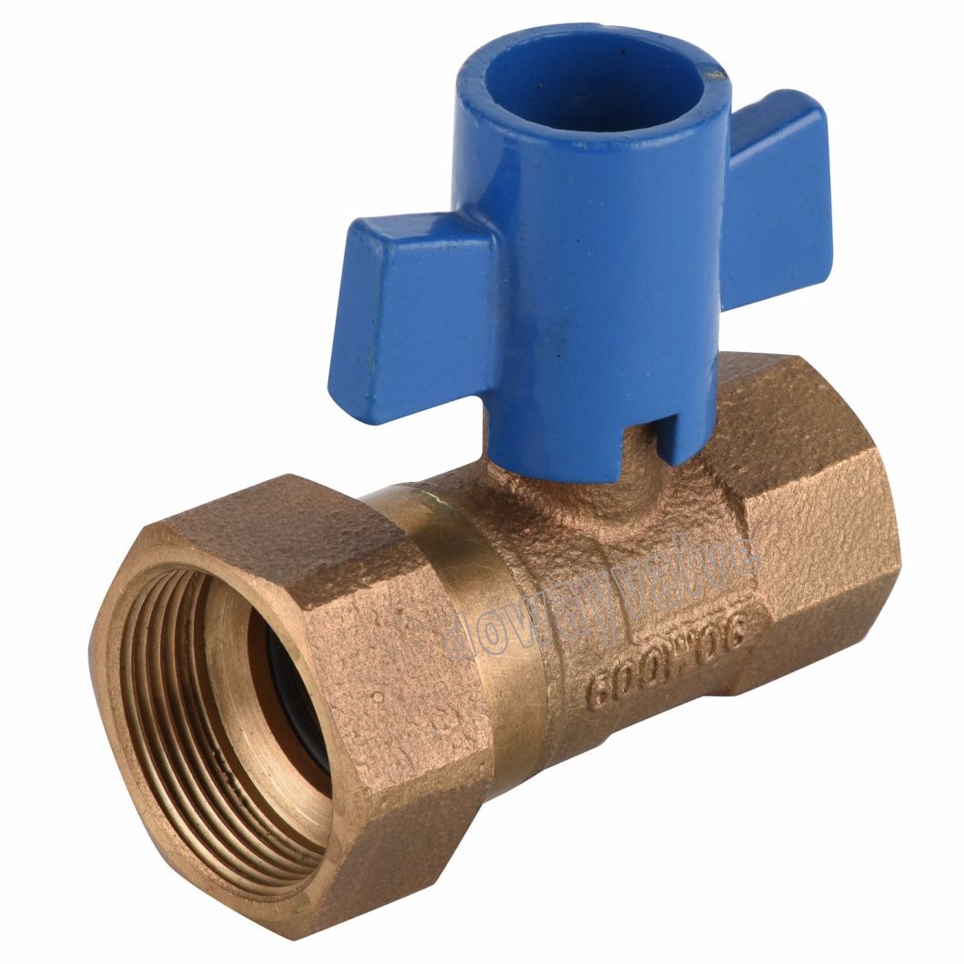 Reduced Bronze Lockable Ball Valve with Screw