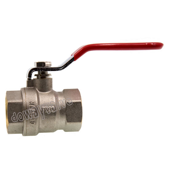 Light Design Brass Ball Valve with Steel Handle （DW-B261）