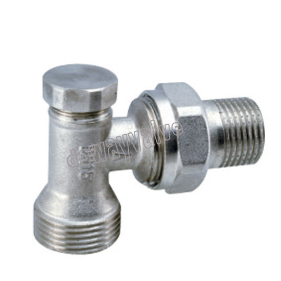 Dn15 Chrome Plated Angle Radiator Valve （DW-RV020）