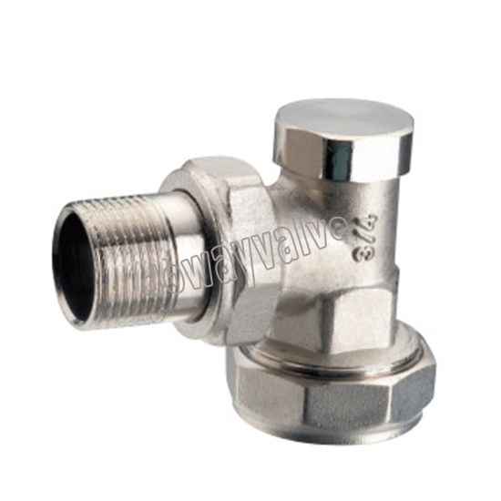 Male X Male Dn15 Manual Brass Radiator Valve （DW-RV025）