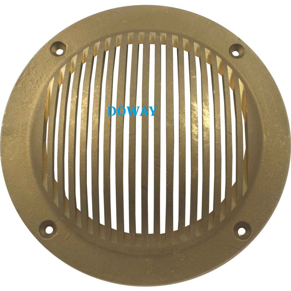 OEM Seaflow Brass Round Intake Strainer Grate (Drilled / 60mm OD)
