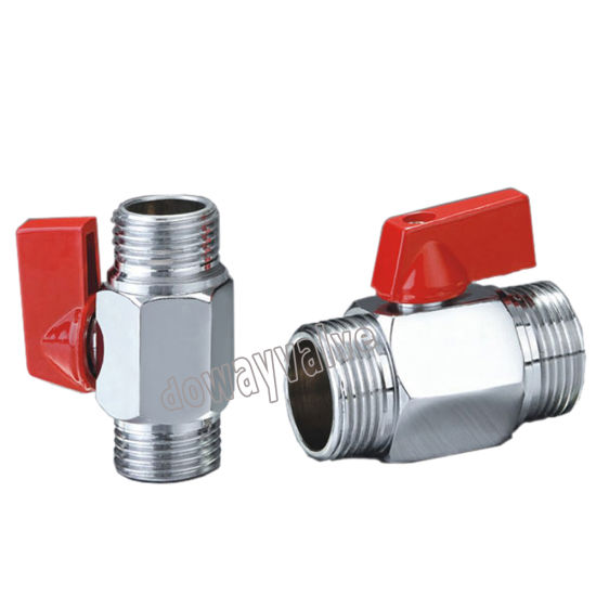 Forged Brass Mini Ball Valve Nickle Palted (DW-B377)
