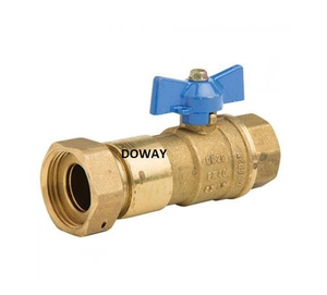 Factory Dzr Ball Valve Female Slide Extension with Female Swivel Nut (DW-BV007)