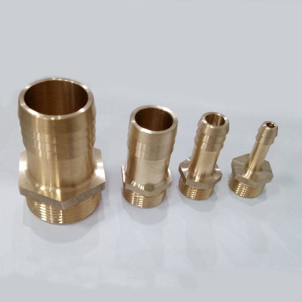 Polished Brass Straight Hose Coupling