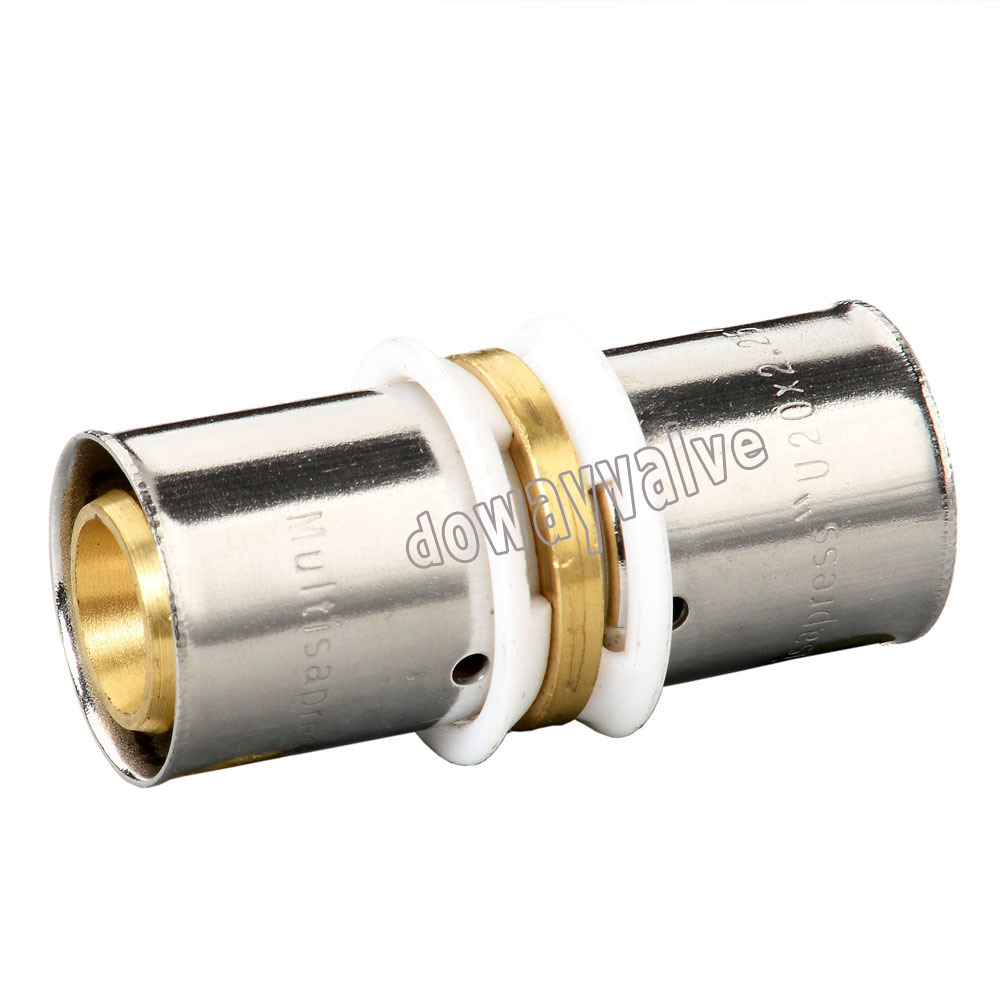 China Manufacturer Straight Press Join Fitting for Multilayer Pipe