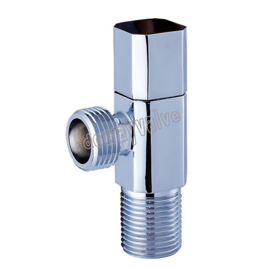 High Quality 3/8 Inch Square Head Brass Heating Angle Valve （DW-AV008）