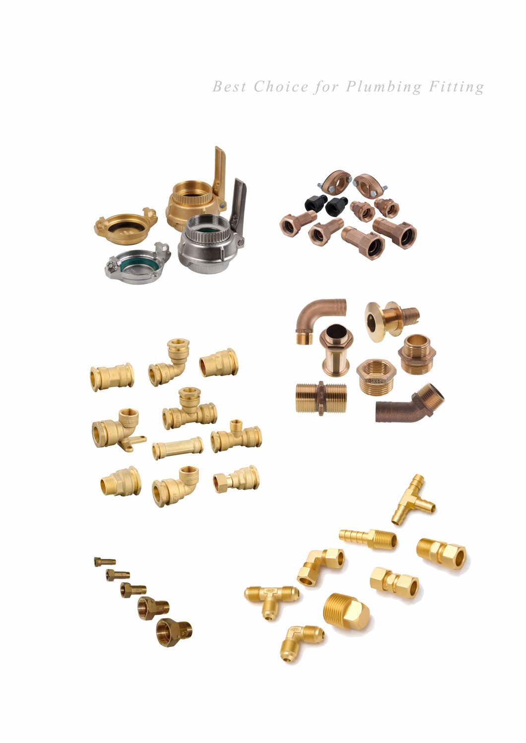 Concentric Hexagon Bronze Reducing Pipe Adaptor