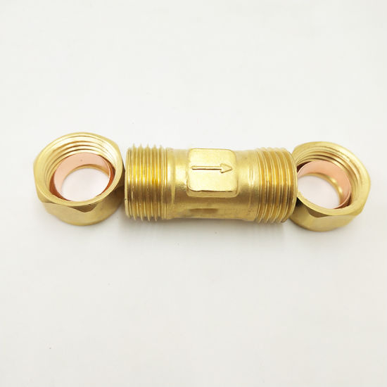 Brass Single Check Valve Non Return Valve 15mm (DW-CV029)