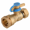 Brass Angle Type Anti-Theft Water Meter Ball Valve （DW-LB014）