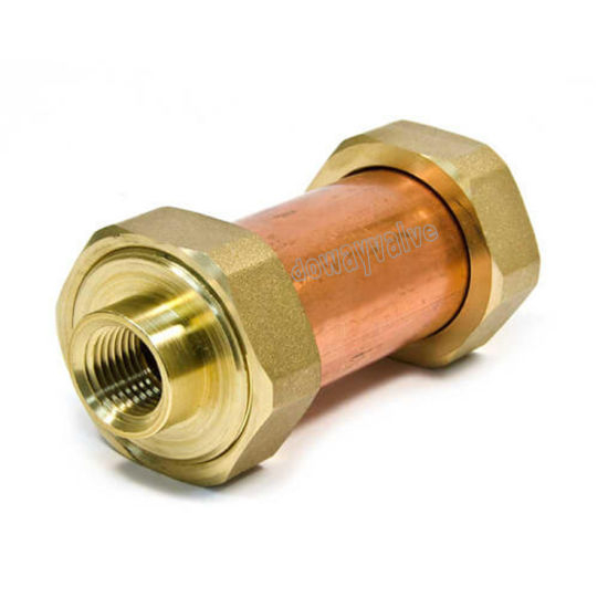 Threaded Dual Check Valve Female Threaded Copper Body Lead Free Dual Check Valve (DW-CV023) from ...