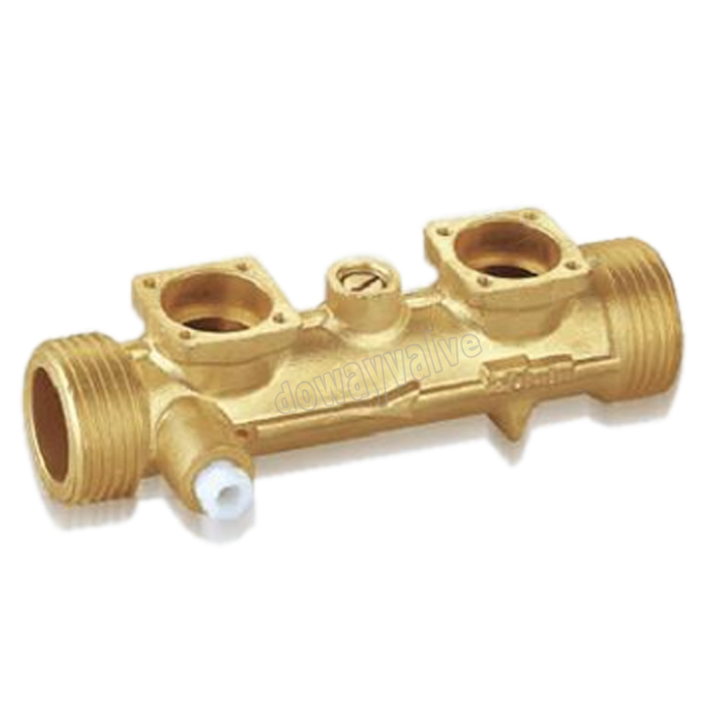 China Factory Ultrasonic Heat Water Meter Brass Base Pipe