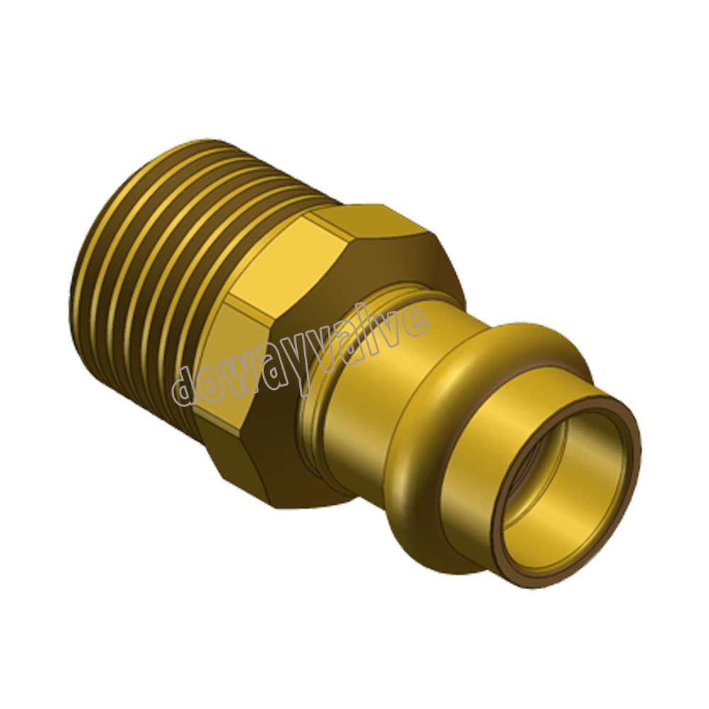 Eco Brass Male Press Coupling